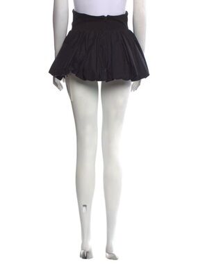 Reformation Black Mini Bubble Skirt